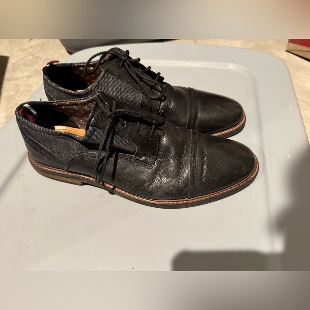 Black Leather Men's Dress Shoes